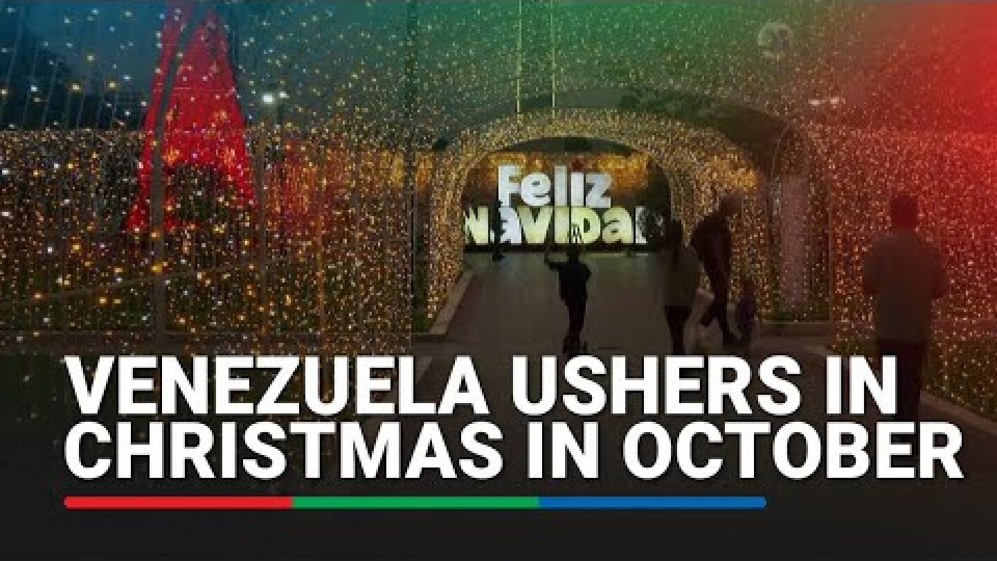 Christmas comes early to unfestive Venezuela | ABS-CBN News