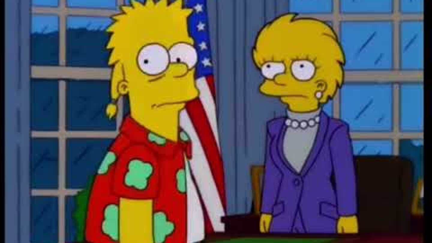 Lisa for President ! | The Simpsons | Bart to The Future (S11E17)