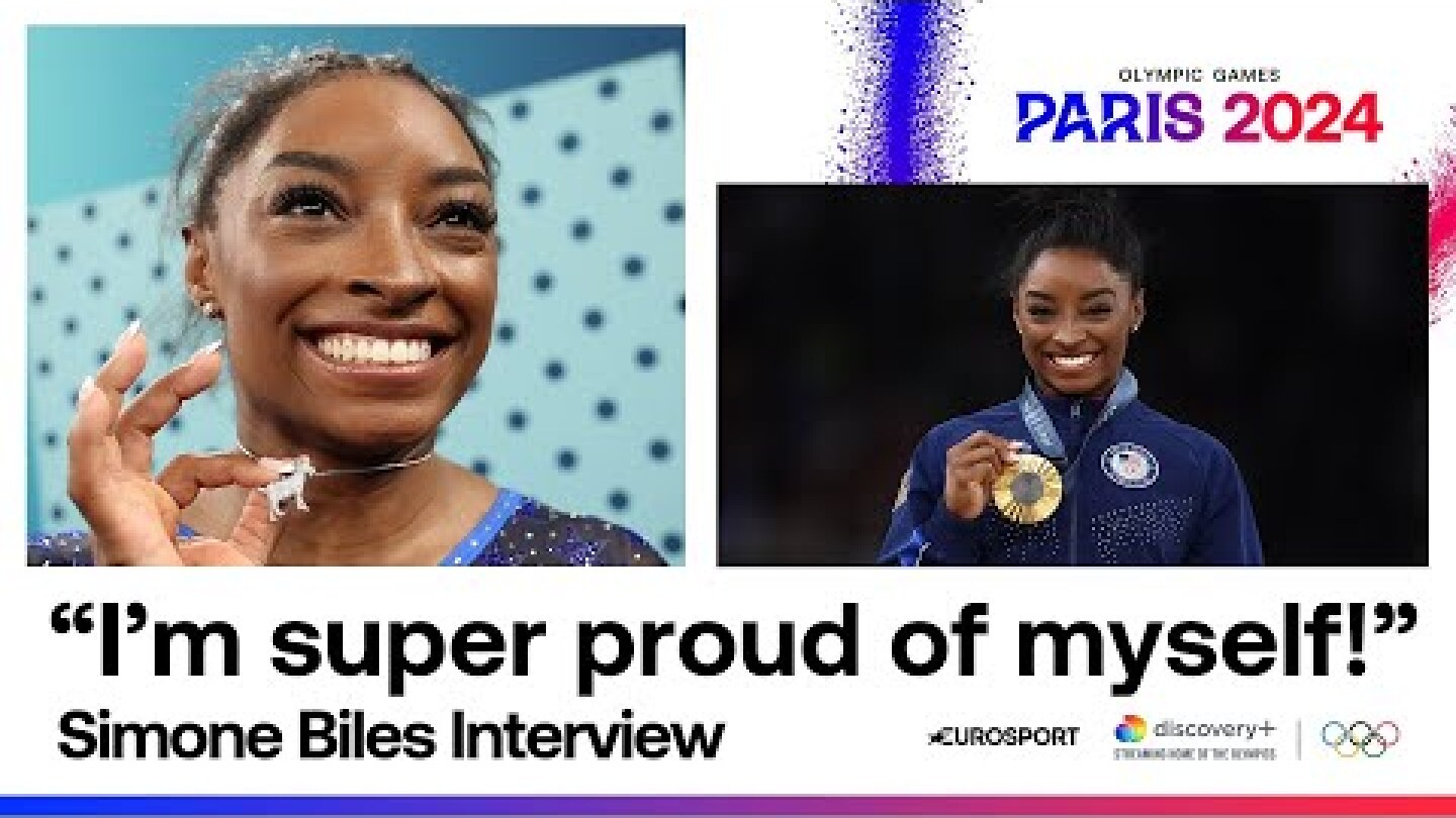 Simone Biles reflects after winning FOUR medals at #Paris2024 👏