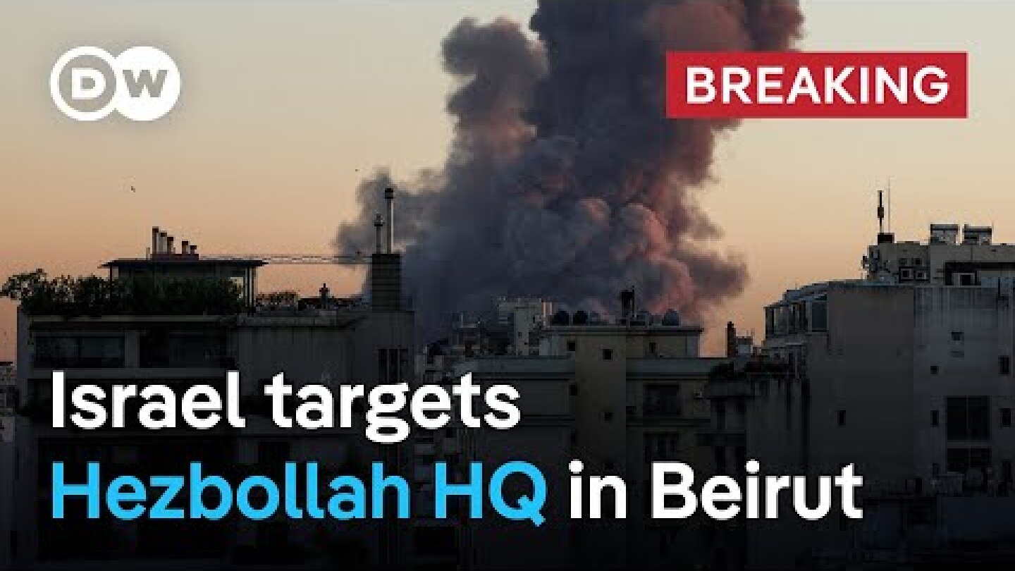 IDF says air attack on Beirut targeted Hezbollah HQ | DW News