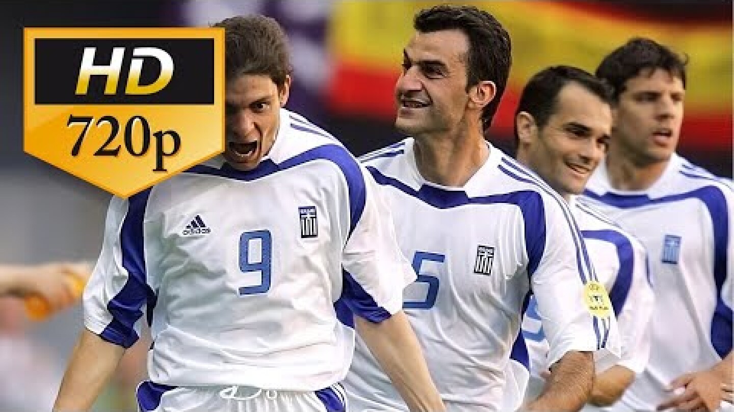 Greece - Spain EURO 2004 Highlights | 720p HD 30 fps |