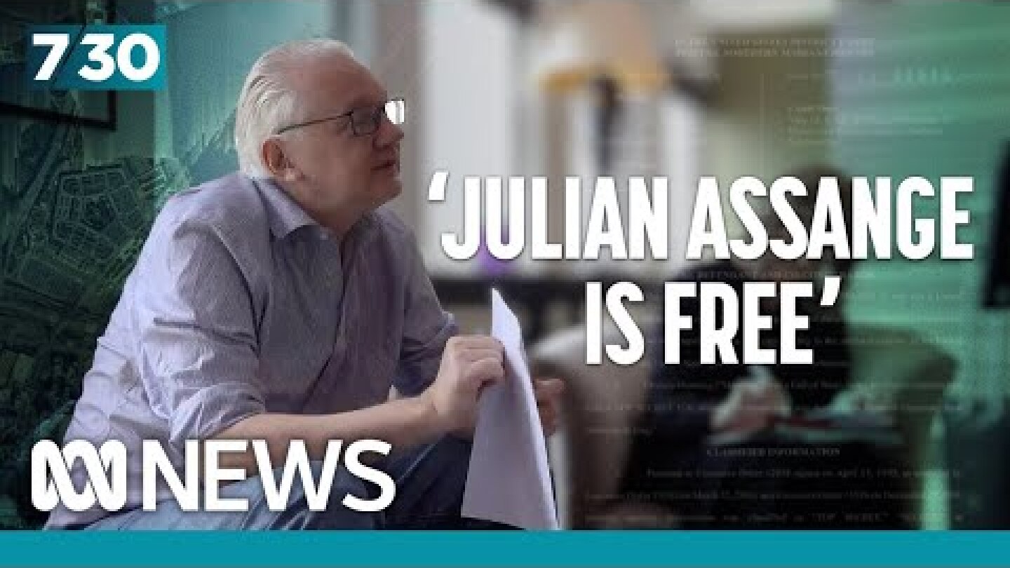 Julian Assange knew 'for weeks' he was being released from UK prison | 7.30