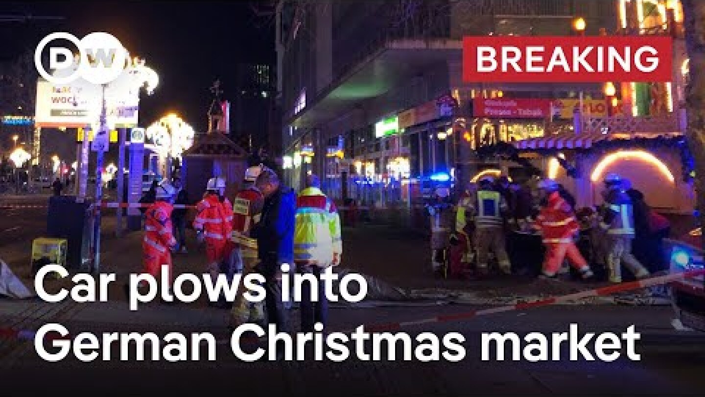 Germany: Car drives into crowd at Magdeburg Christmas market | DW News