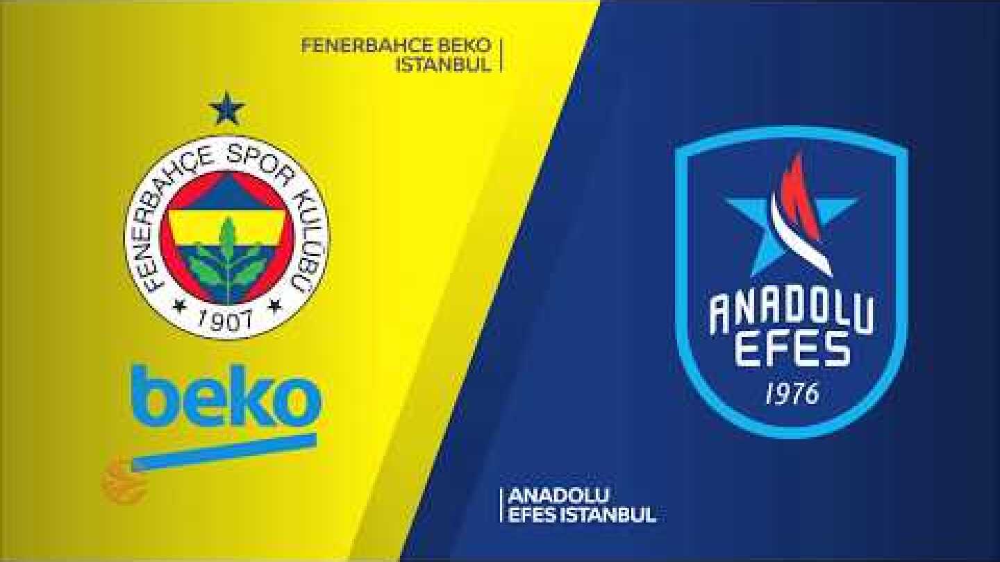 Fenerbahce Beko Istanbul - Anadolu Efes Istanbul Highlights | Turkish Airlines EuroLeague Semifinals