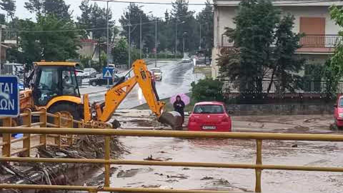 καταιγίδα Θεσσαλονίκη
