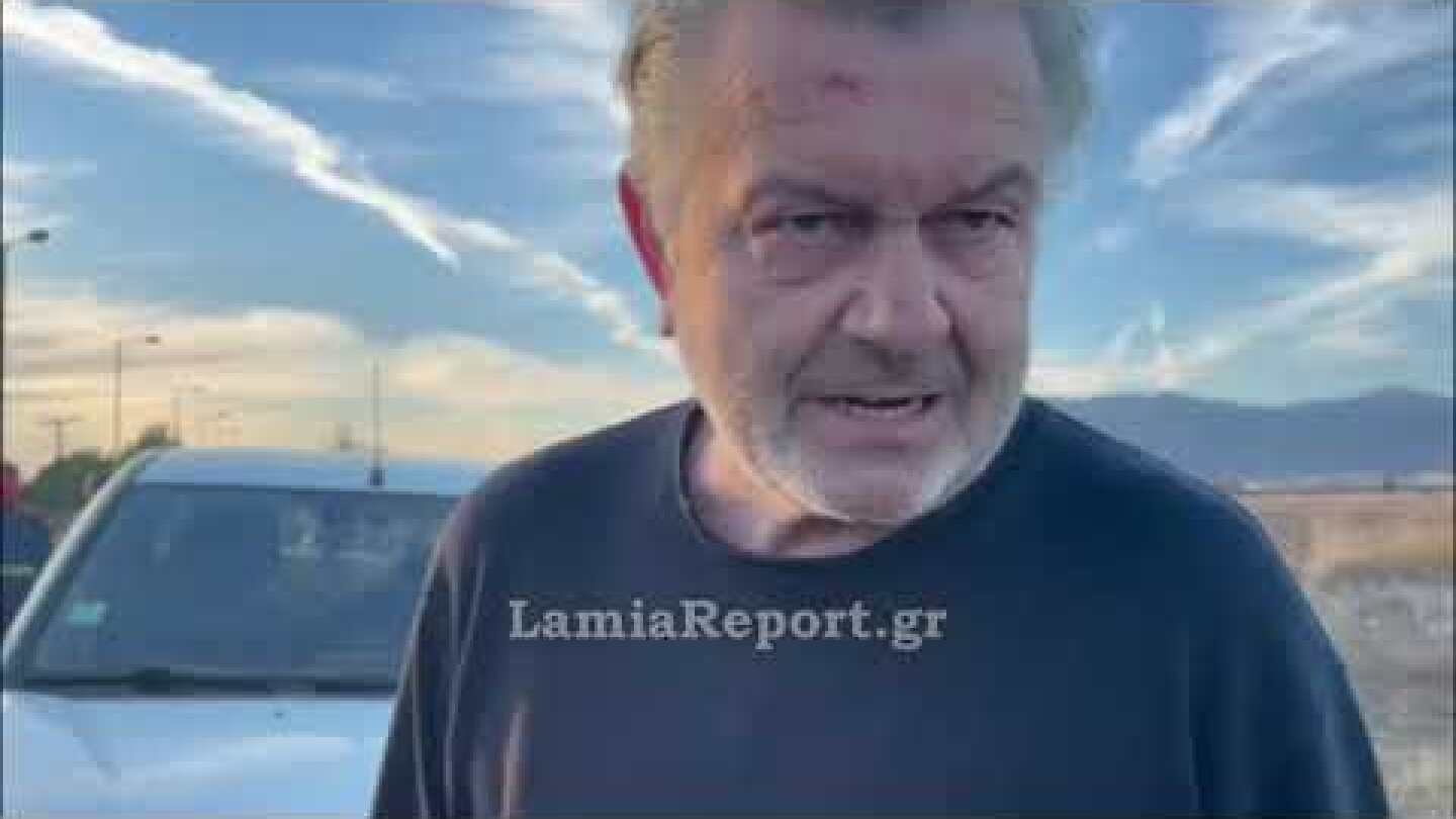 LamiaReport.gr: Τροχαίο στη διασταύρωση Λουτρών Υπάτης