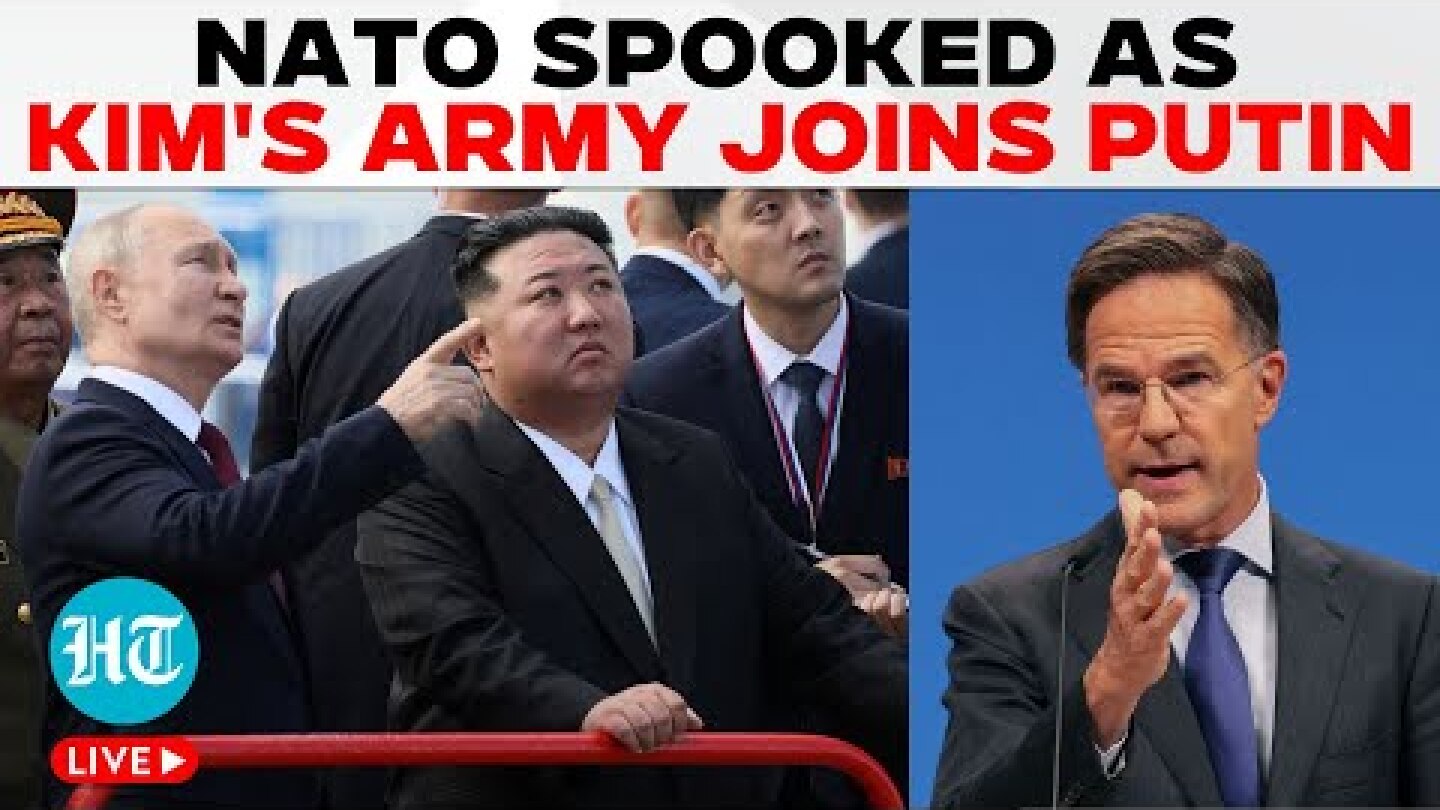 LIVE: NATO Chief Mark Rutte Speaks As Putin Trains North Korean Troops | Russia-Ukraine War | US