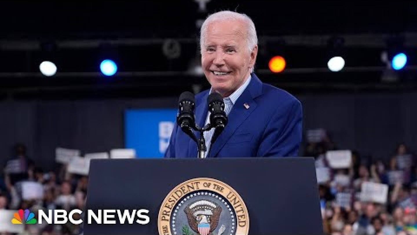 LIVE: Biden holds campaign rally in Wisconsin | NBC News