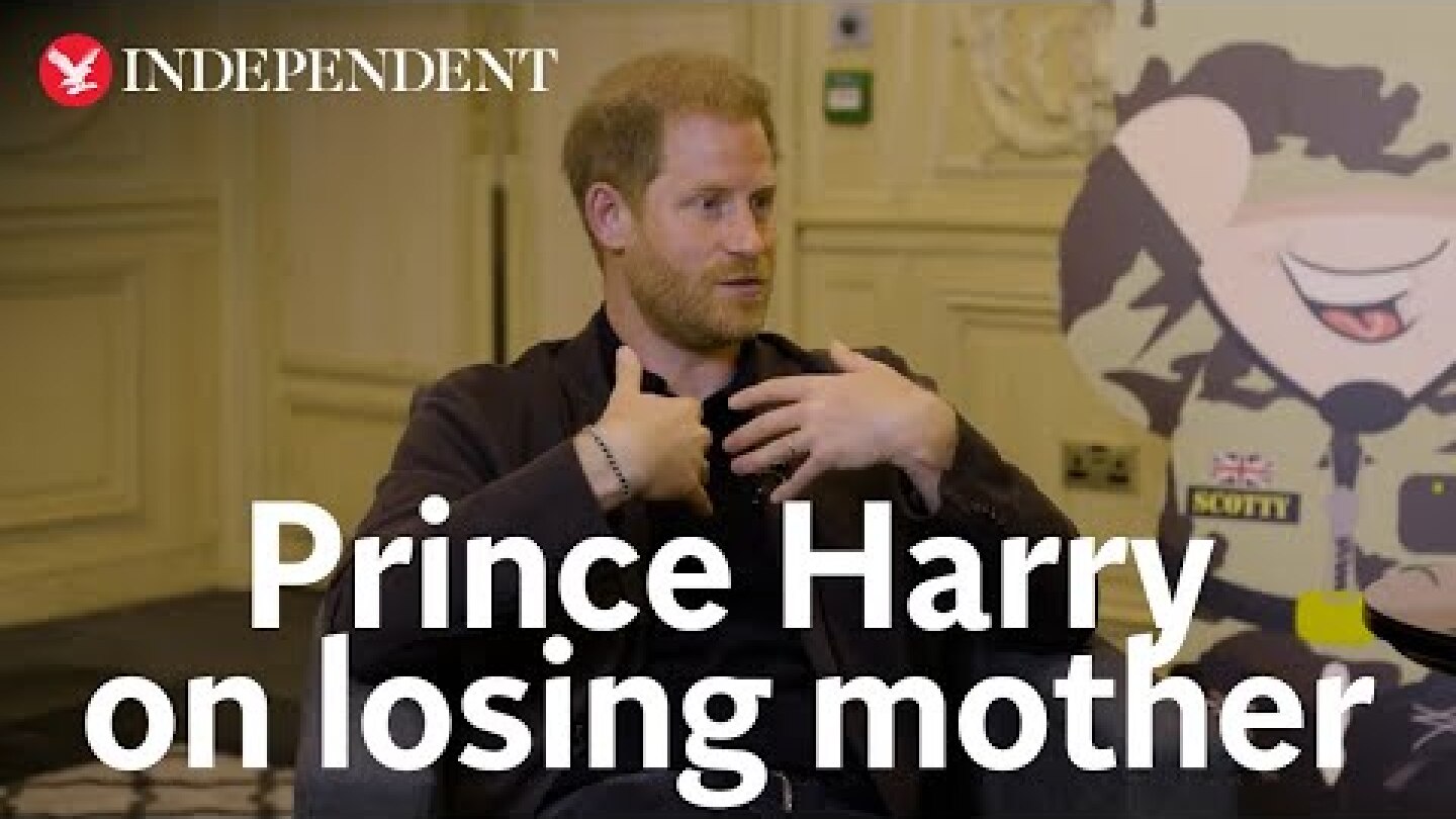 Prince Harry opens up about pain of losing his mother Diana in new emotional video