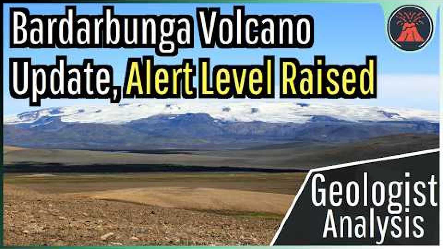 Bardarbunga Volcano Update; Likely Magma Movement, Alert Level Raised