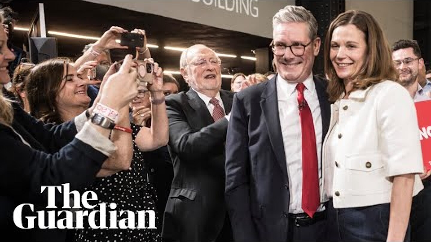 How Labour did it: key moments from the UK 2024 general election night