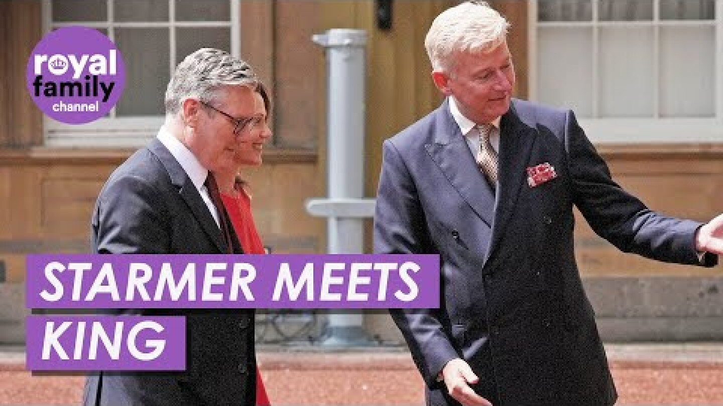 Keir Starmer Arrives at Buckingham Palace to Become PM