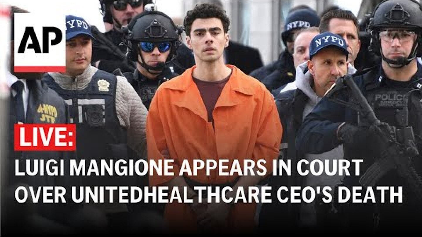 LIVE: Outside court as Luigi Mangione appears to face state charges in UnitedHealthcare CEO’s death