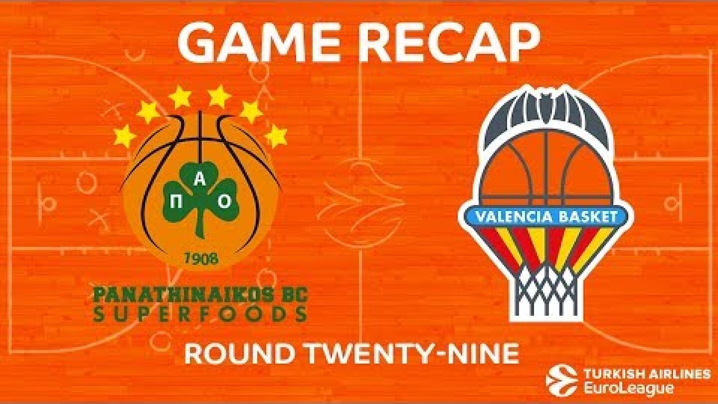 Highlights: Panathinaikos Superfoods Athens - Valencia Basket