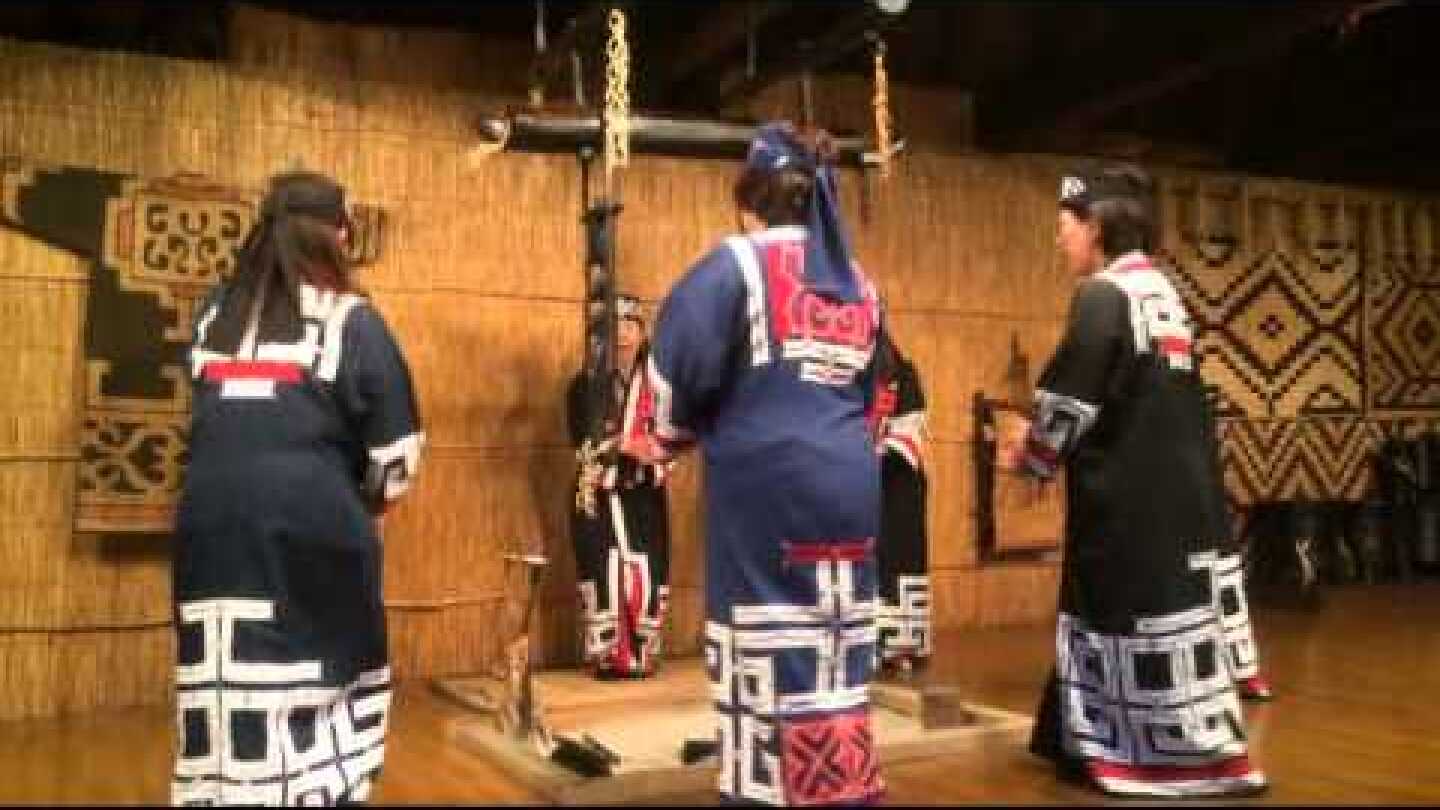 Ainu Ritual Dance at the Shiraoi Ainu Museum - Protokotan