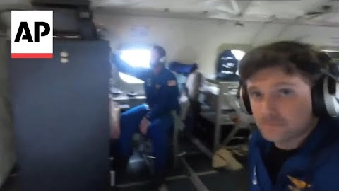 WATCH: NOAA plane takes turbulent ride through Hurricane Milton