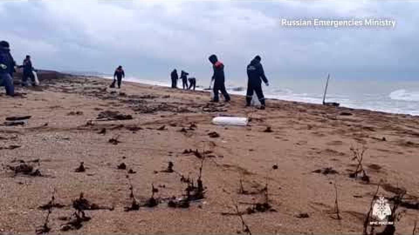 Russia declares emergency in Crimea after Black Sea oil spill | REUTERS