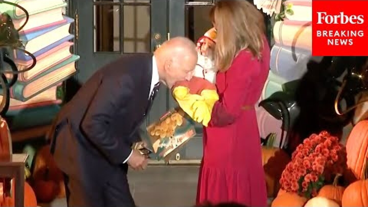 VIRAL MOMENT: President Biden Jokingly ‘Bites’ Baby At White House Halloween Event