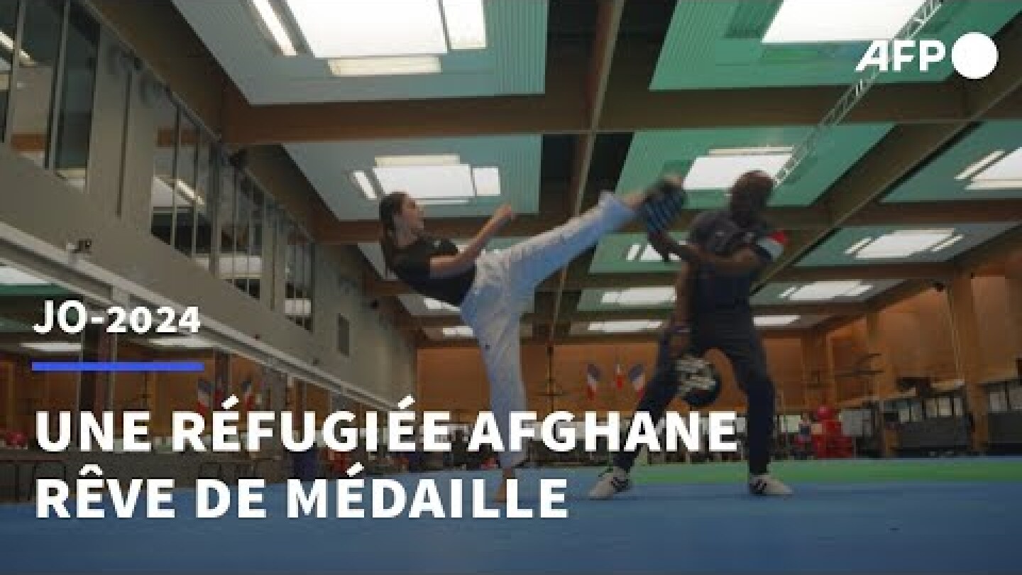 JO-2024: Marzieh Hamidi, la réfugiée qui rêve de participer aux Jeux | AFP