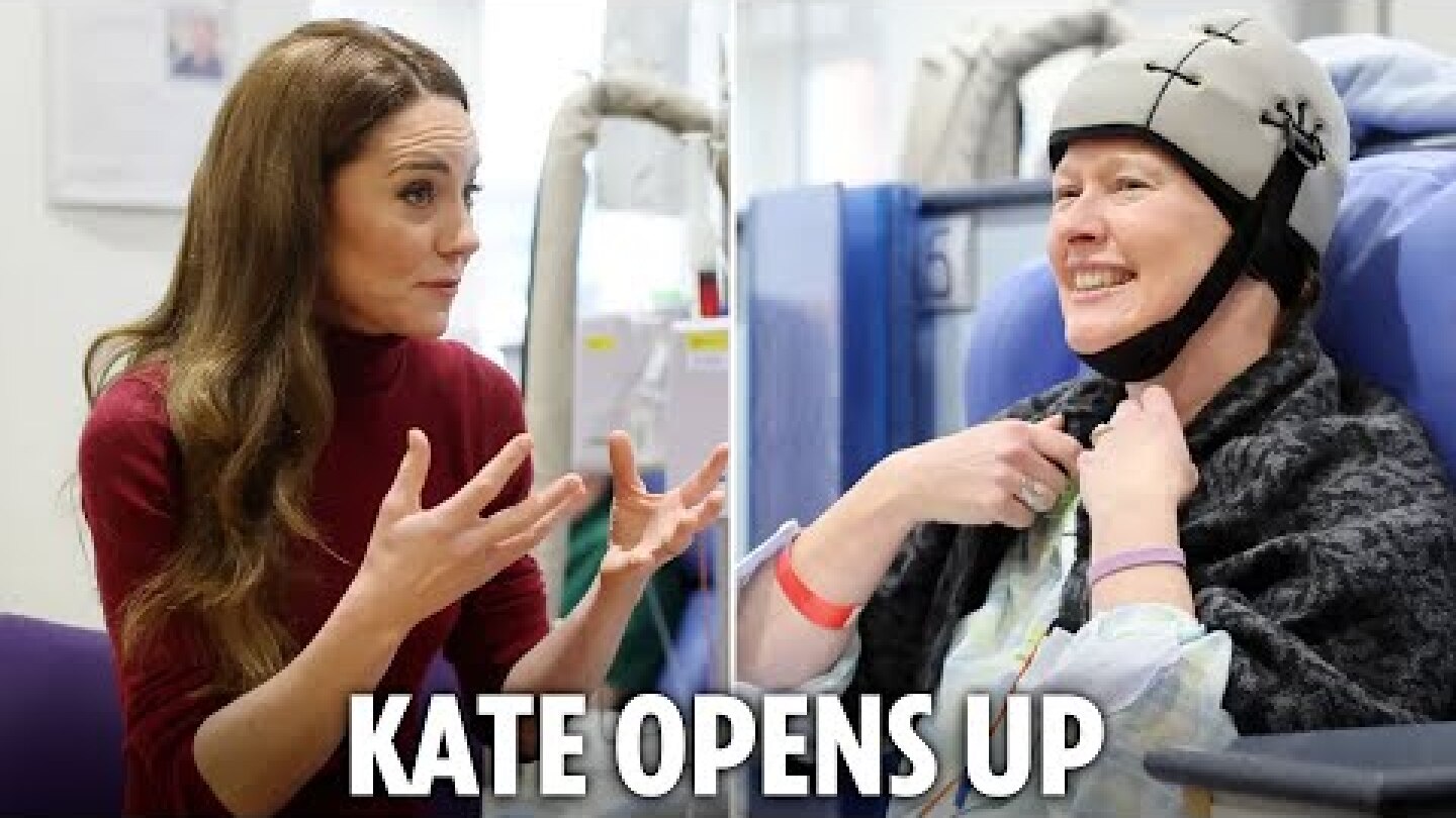 Princess Kate's emotional exchange with cancer patients during surprise hospital visit