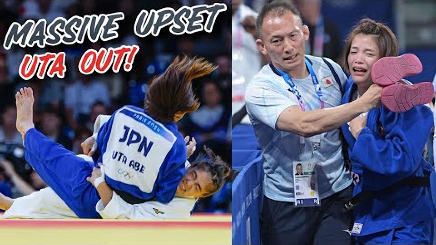 ABE Uta Breaks Down After Loss at Paris Olympics 2024 Judo