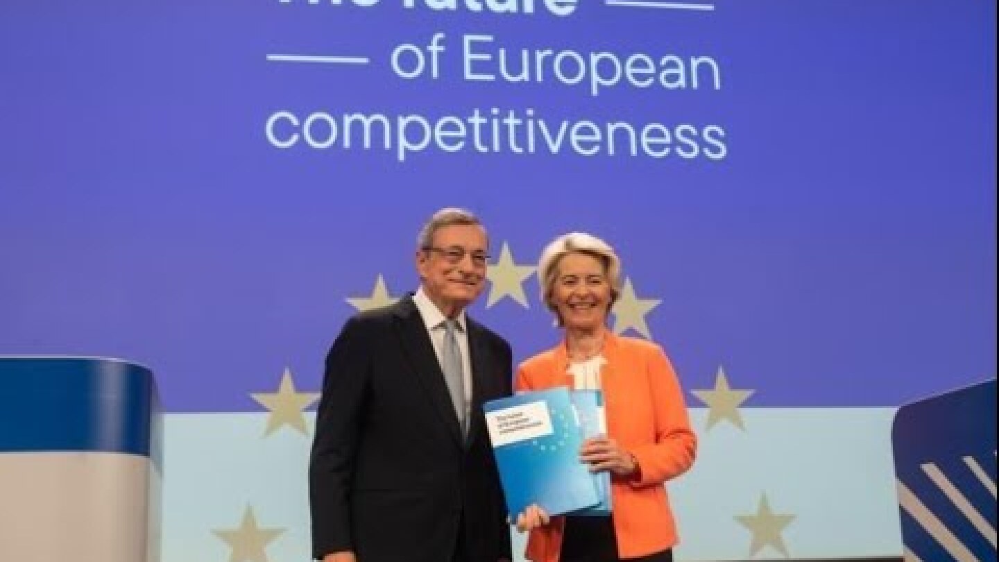 Von der Leyen and Draghi Unveil Strategies for Europe's Future Competitiveness