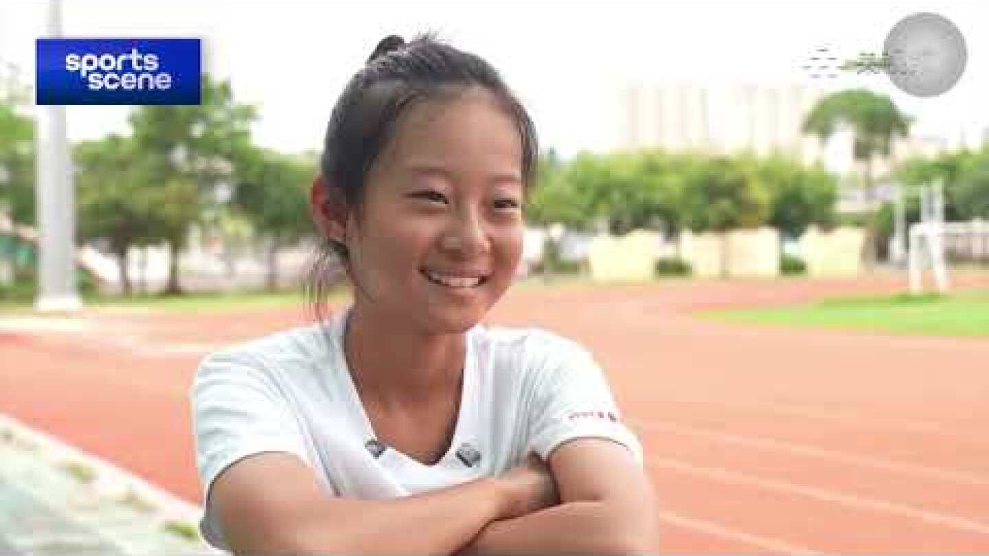 Zheng Haohao, China's youngest member at Paris 2024, feels a bit "narcissistic" when she skateboards