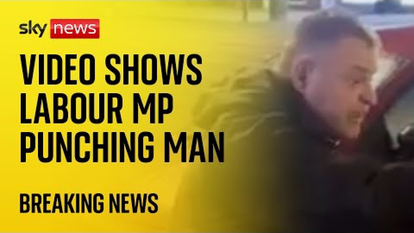 New footage shows Labour MP Mike Amesbury punching a man multiple times