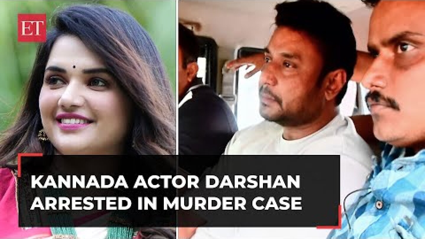 Darshan Thoogudeepa, leading Kannada actor, arrested in murder case; sent to 7-day police custody