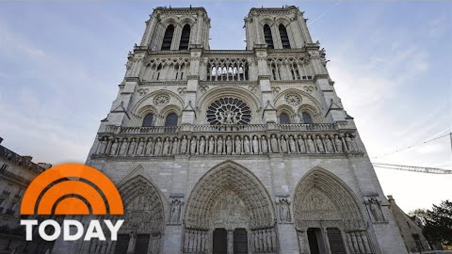 Get a first glimpse inside the newly restored Notre Dame Cathedral