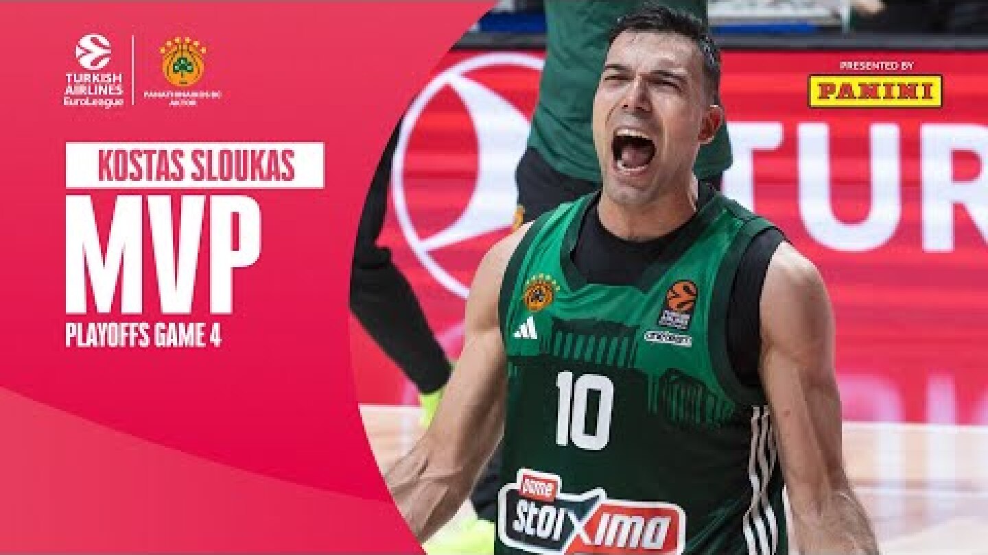 Kostas Sloukas | Playoffs Game 4 MVP | 2023-24 Turkish Airlines EuroLeague