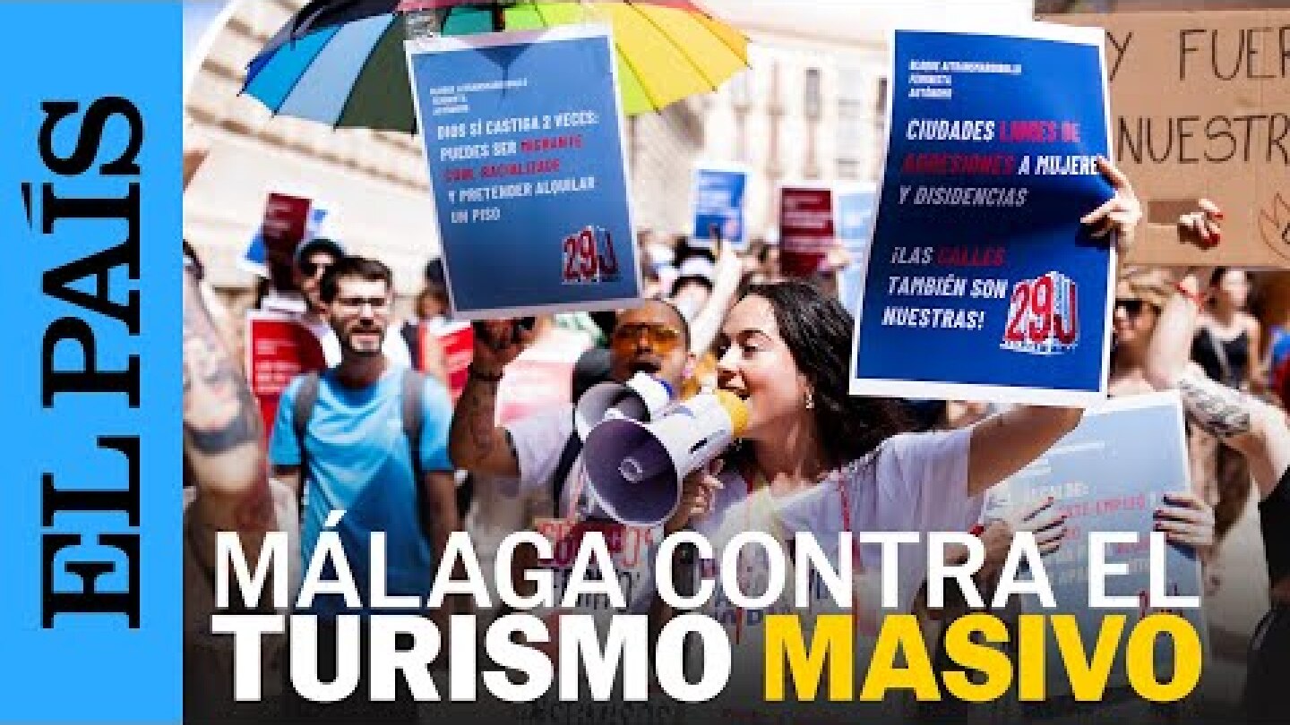 MÁLAGA | Manifestación en el centro de la ciudad contra el turismo masivo y el precio del alquiler