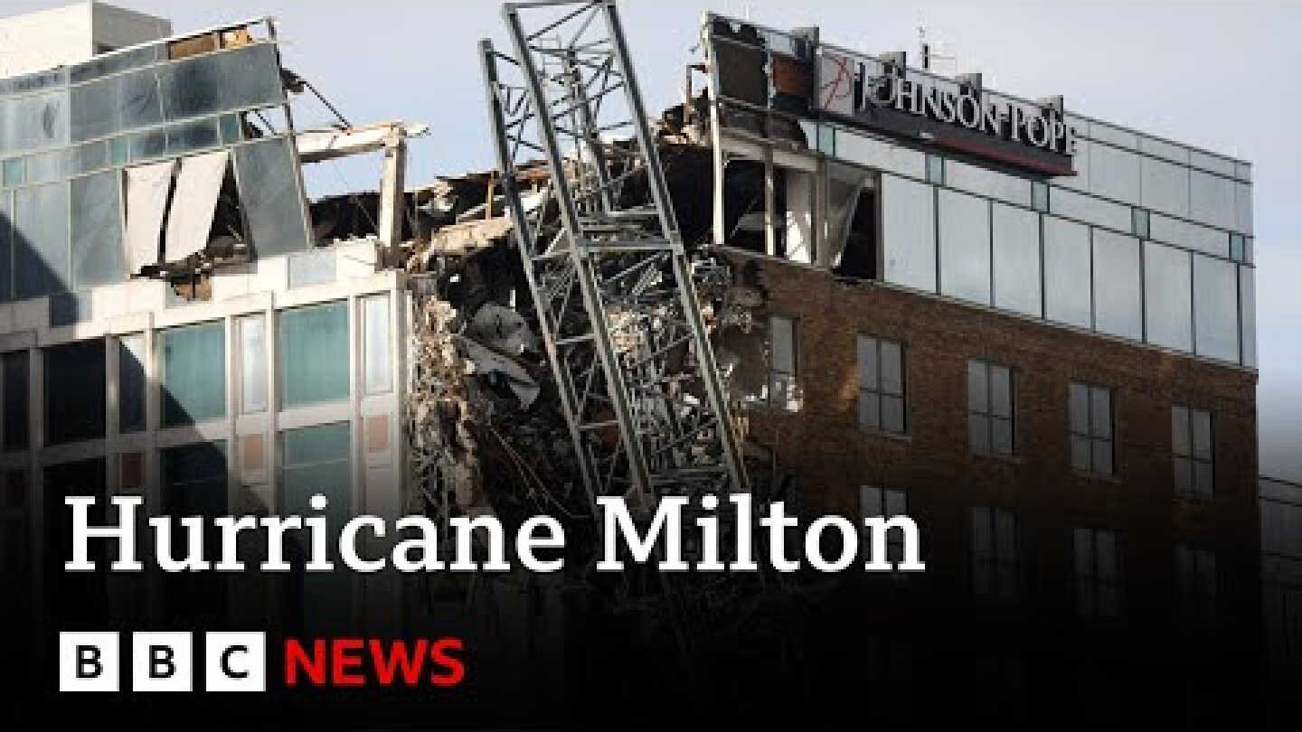 Four killed by tornadoes in Florida, as governor warns of more Hurricane Milton flooding | BBC News