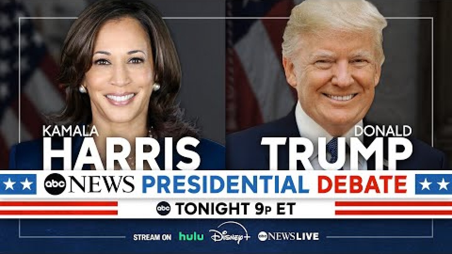 LIVE: ABC News Presidential Debate: Harris and Trump meet in Philadelphia