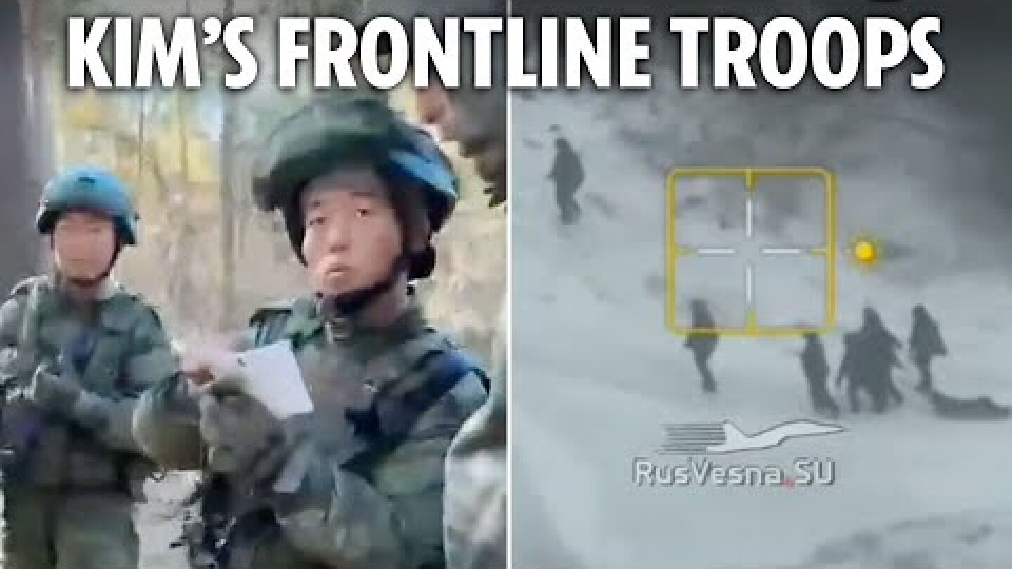 First vid shows North Korean soldiers on Kursk frontline as Kim's ‘special forces’ bail out Putin