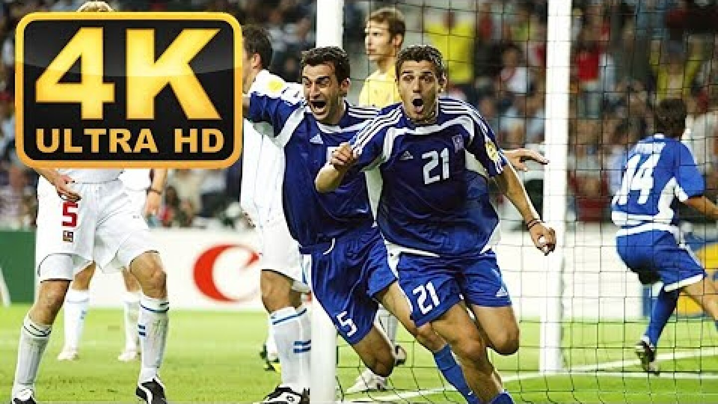 Greece - Czech Republic EURO 2004 Highlights | 4K ULTRA HD 25 fps |