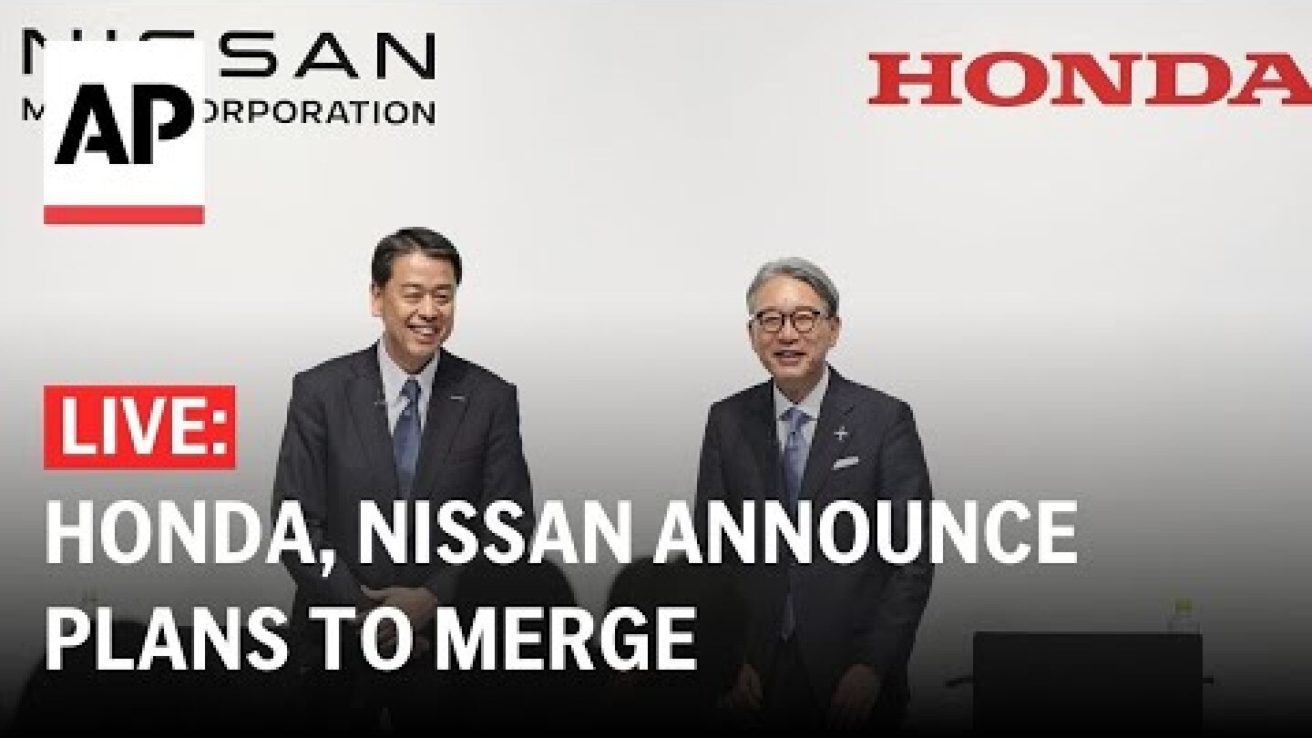 LIVE: Japan’s Honda and Nissan announce plans to merge, forming world’s 3rd largest automaker