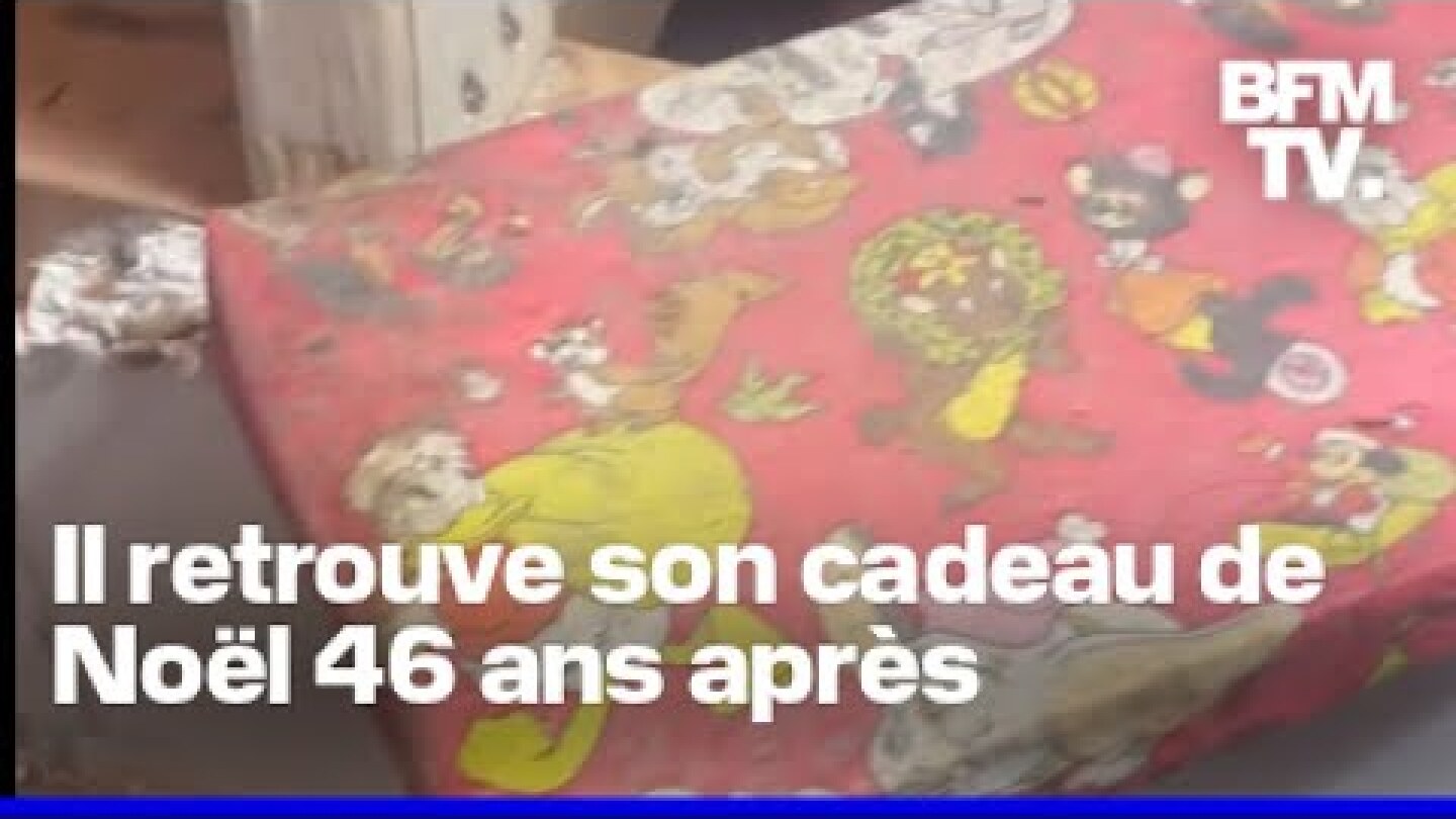 En faisant des travaux chez lui, un Américain retrouve son cadeau de Noël 46 ans après