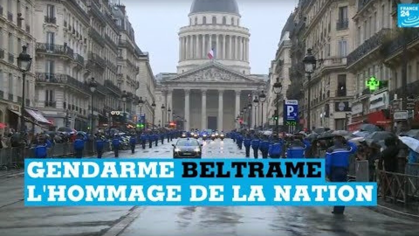 Retour en IMAGES sur l'hommage de la nation au gendarme Beltrame
