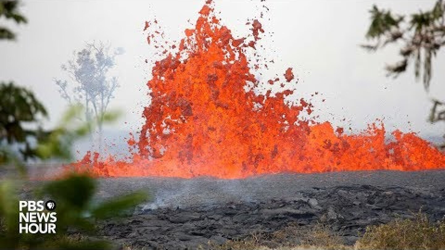 WATCH LIVE: Lava erupts from Kilauea volcano in Lower Puna Hawaii