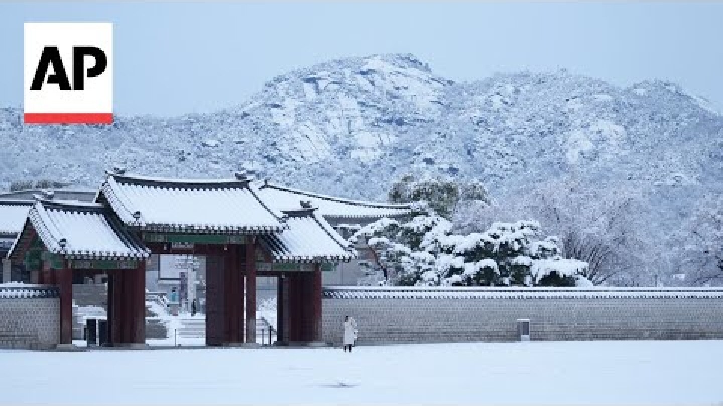 Worst November snowstorm in half century hits South Korea's Seoul