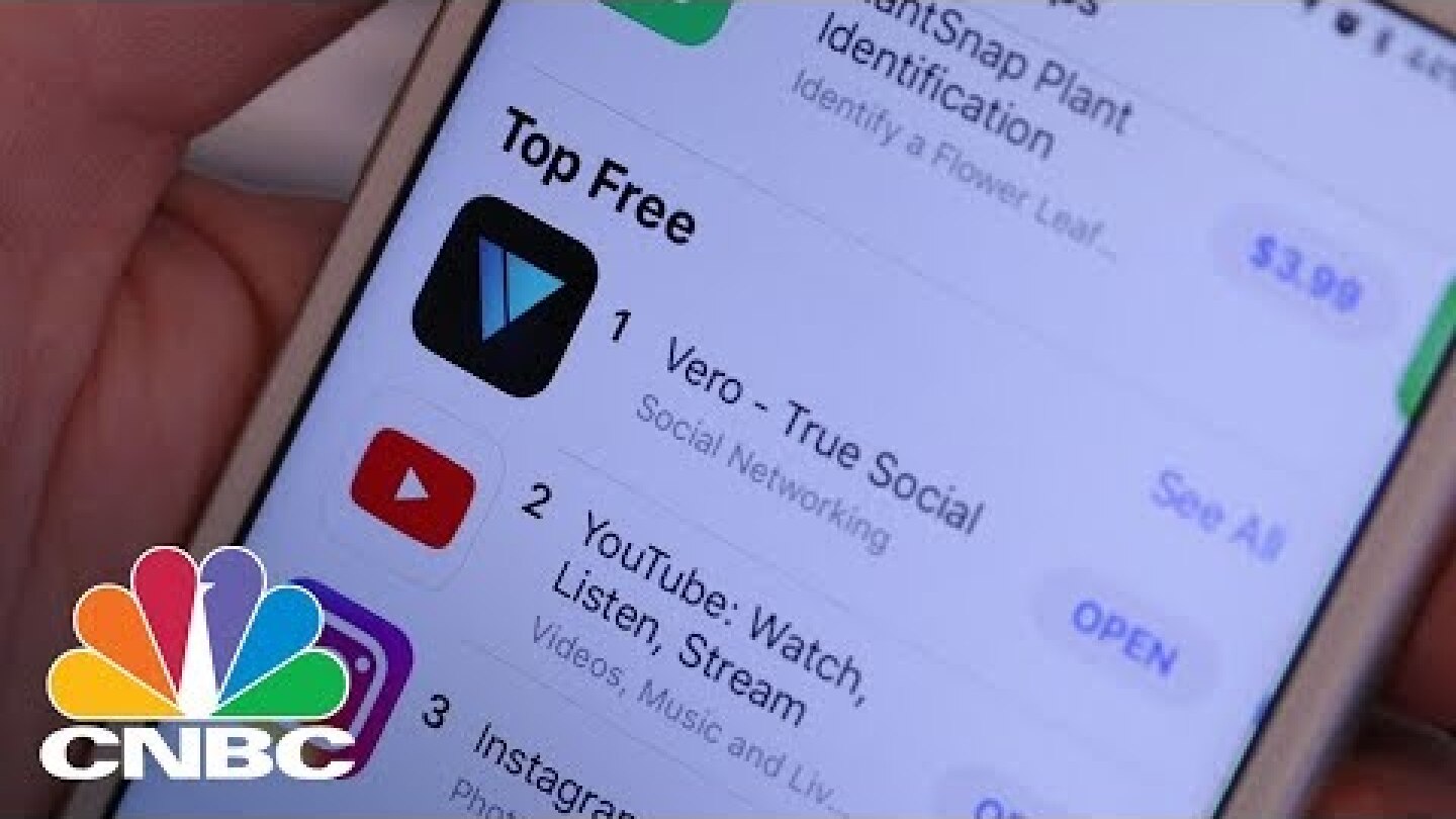 Vero Skyrocketed To The Top Of The iOS App Store | CNBC