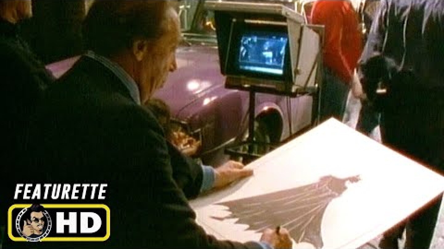 Bob Kane Visits BATMAN Set (1989) Behind the Scenes [HD] DC