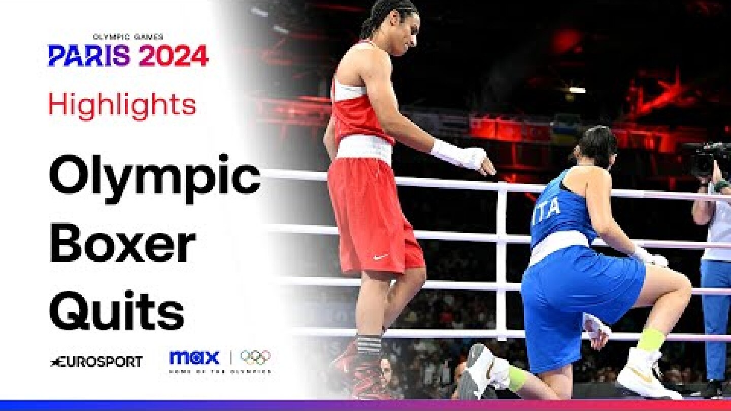 Algerian boxer Imane Khelif who failed gender test wins after just 46 seconds | #Paris2024