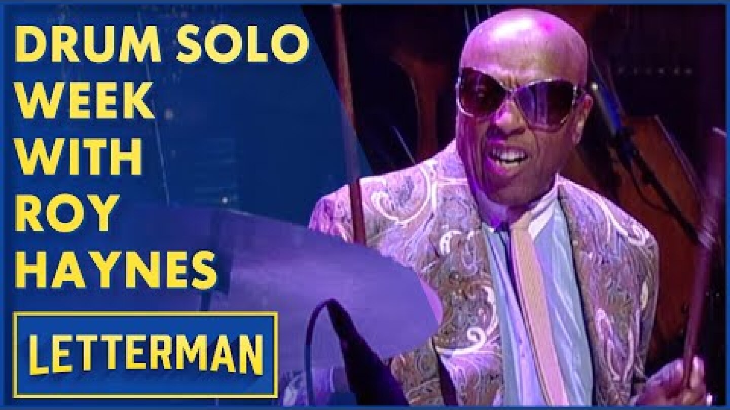 Roy Haynes' Drum Solo Performance | David Letterman