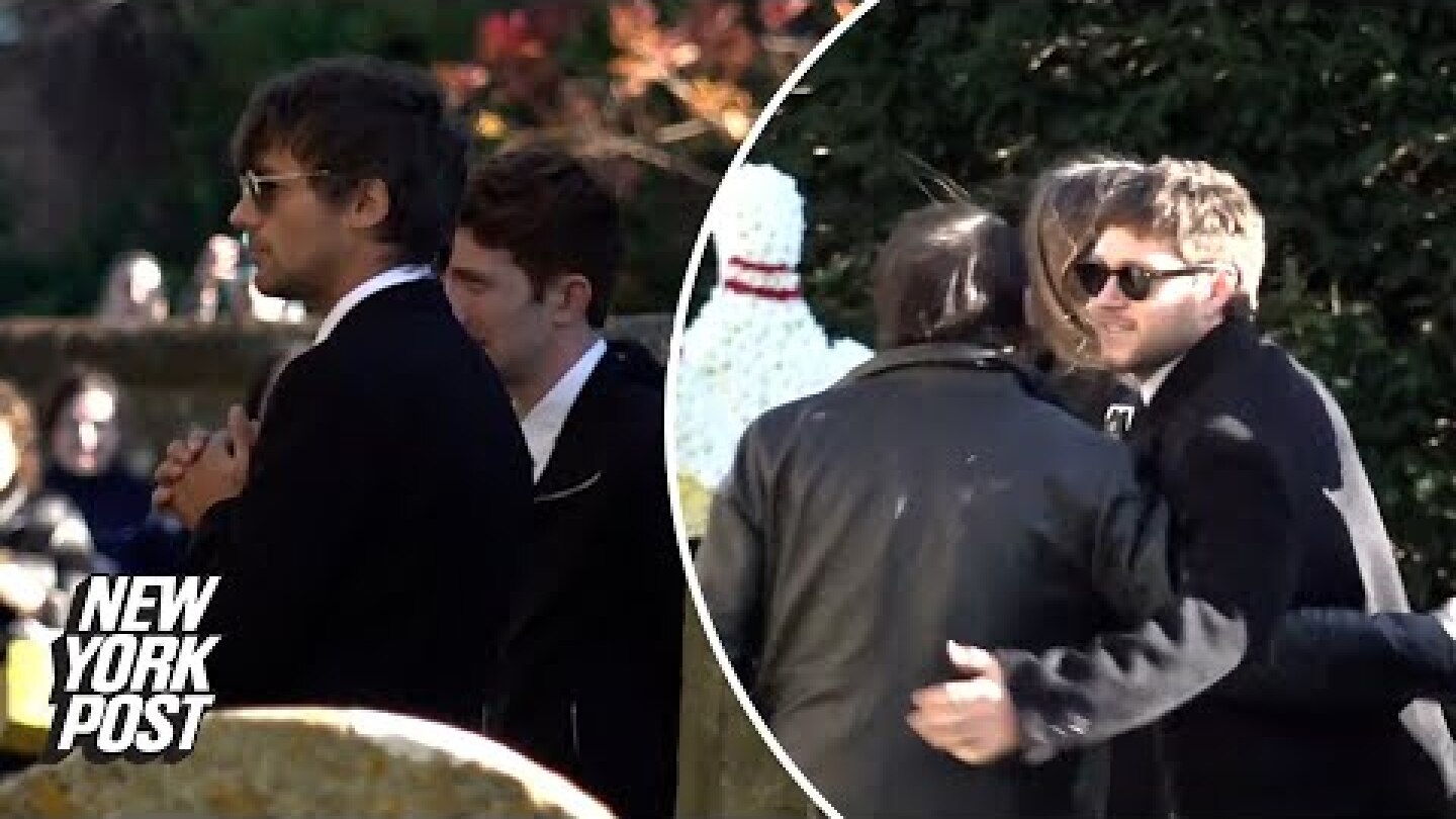 One Direction members emotionally reunite at Liam Payne’s funeral in the UK