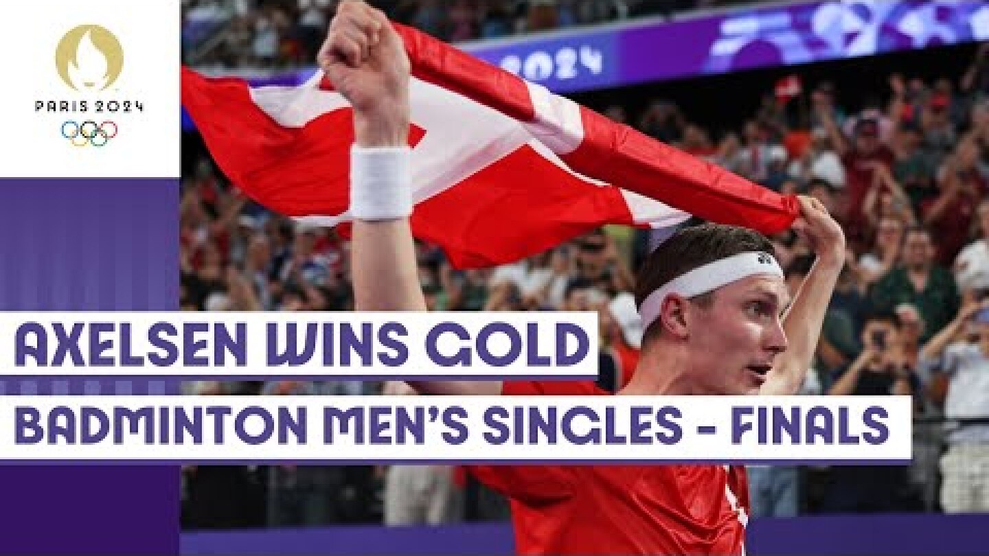 Viktor Axelsen defends Olympic men's badminton singles title 🏸 | Paris 2024 highlights