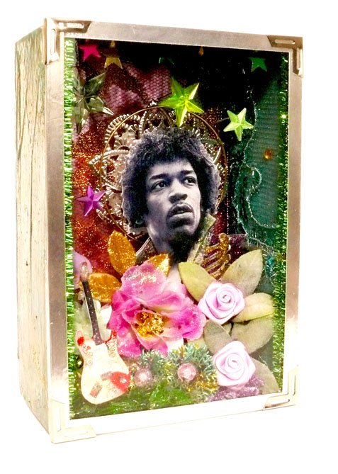 Diorama boxes, Θόδωρος Μπρουσκομάτης, Jimi Hendrix