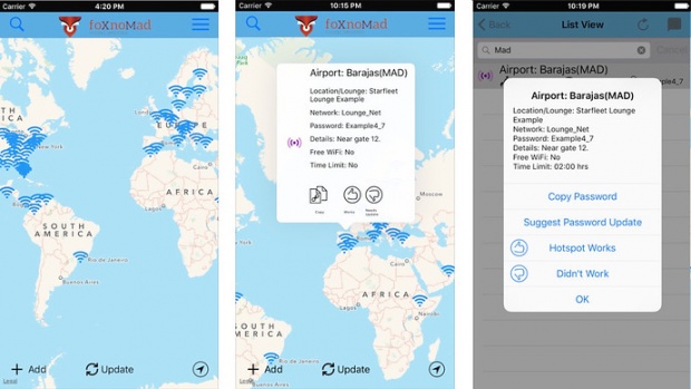 Οι κωδικοί Wi-Fi των διεθνών αεροδρομίων σε ένα διαδραστικό χάρτη